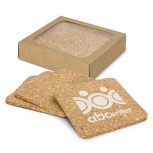 Oakridge Cork Coaster Square - Set of 4