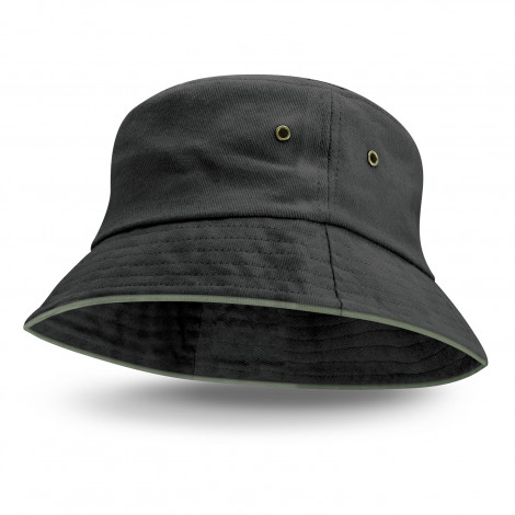 Bondi Bucket Hat - Coloured Sandwich Trim - Image 2