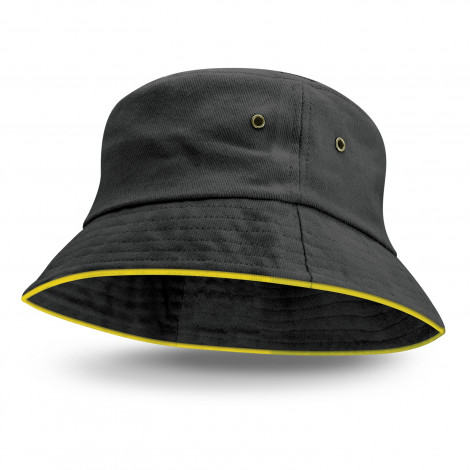 Bondi Bucket Hat - Coloured Sandwich Trim - Image 3