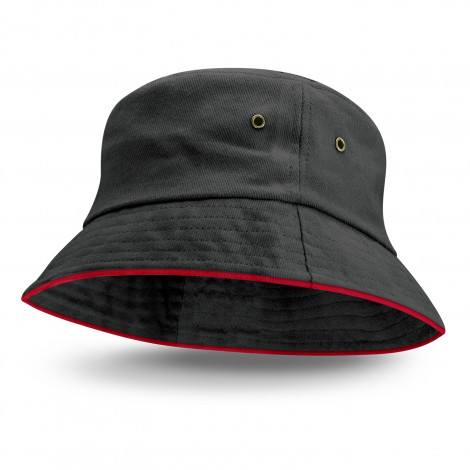 Bondi Bucket Hat - Coloured Sandwich Trim - Image 5
