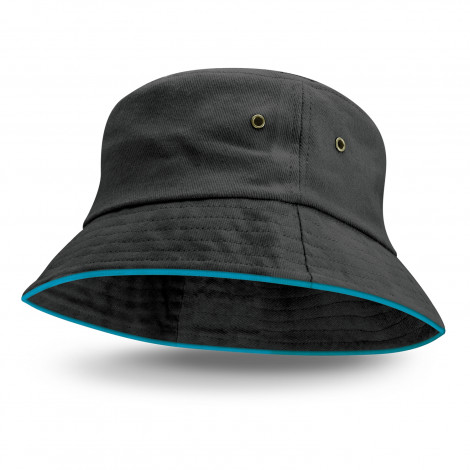 Bondi Bucket Hat - Coloured Sandwich Trim - Image 7