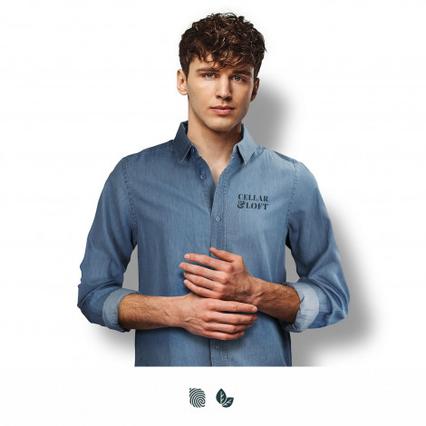TRENDSWEAR Chester Men's Denim Shirt - Image 2