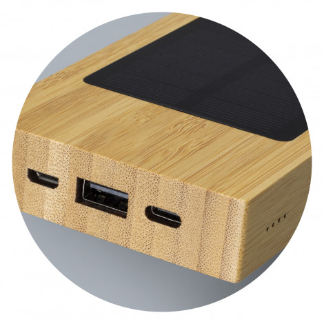 NATURA Bamboo Solar Power Bank - Image 4
