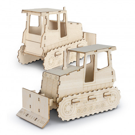 BRANDCRAFT Bulldozer Wooden Model - Image 3