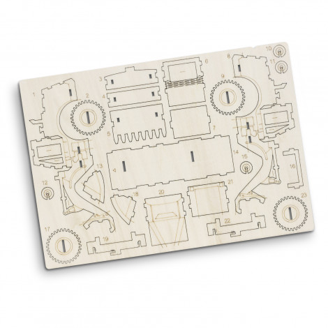 BRANDCRAFT Wheel Loader Wooden Model - Image 4