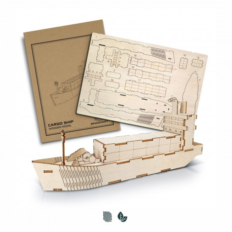 BRANDCRAFT Cargo Ship Wooden Model - Image 2