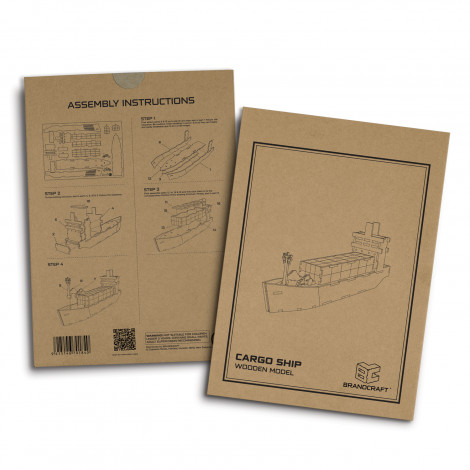 BRANDCRAFT Cargo Ship Wooden Model - Image 5