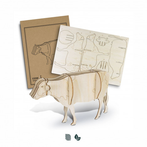 BRANDCRAFT Cow Wooden Model - Image 2