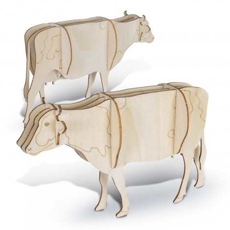BRANDCRAFT Cow Wooden Model - Image 3