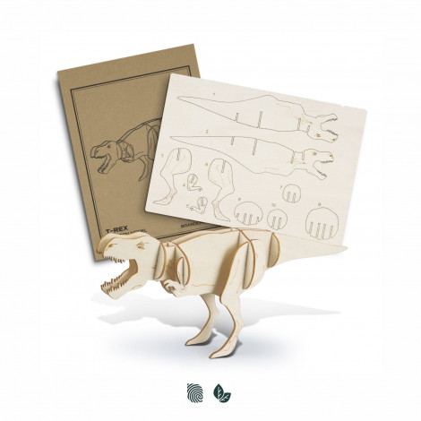 BRANDCRAFT Tyrannosaurus Rex Wooden Model - Image 2