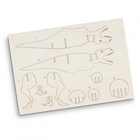 BRANDCRAFT Tyrannosaurus Rex Wooden Model - Image 4