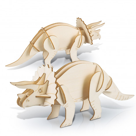 BRANDCRAFT Triceratops Wooden Model - Image 3
