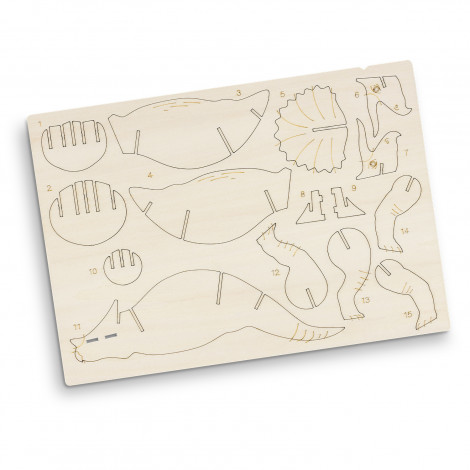 BRANDCRAFT Triceratops Wooden Model - Image 4