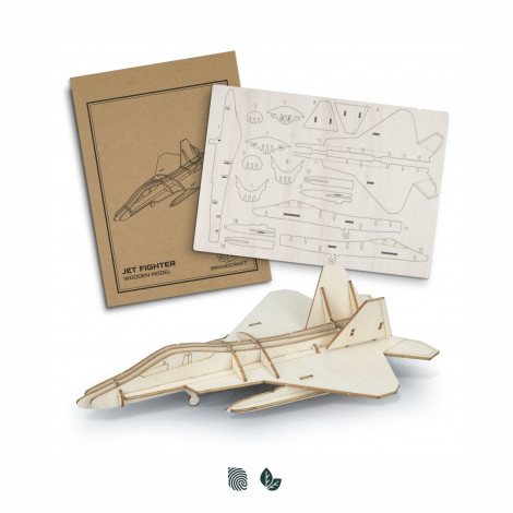 BRANDCRAFT Jet Fighter Wooden Model - Image 2