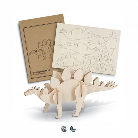 BRANDCRAFT Stegosaurus Wooden Model - Image 2