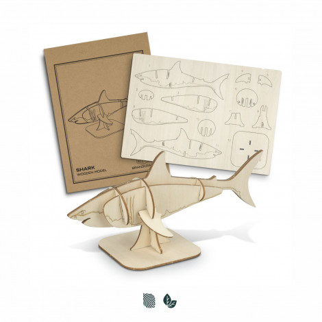 BRANDCRAFT Shark Wooden Model - Image 2
