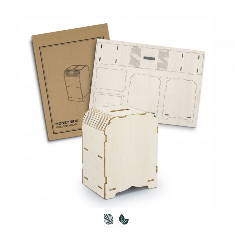BRANDCRAFT Money Box Wooden Model - Image 2